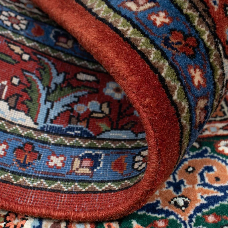 Moud Teppich 102x156cm - Perserteppich - dunkelrot