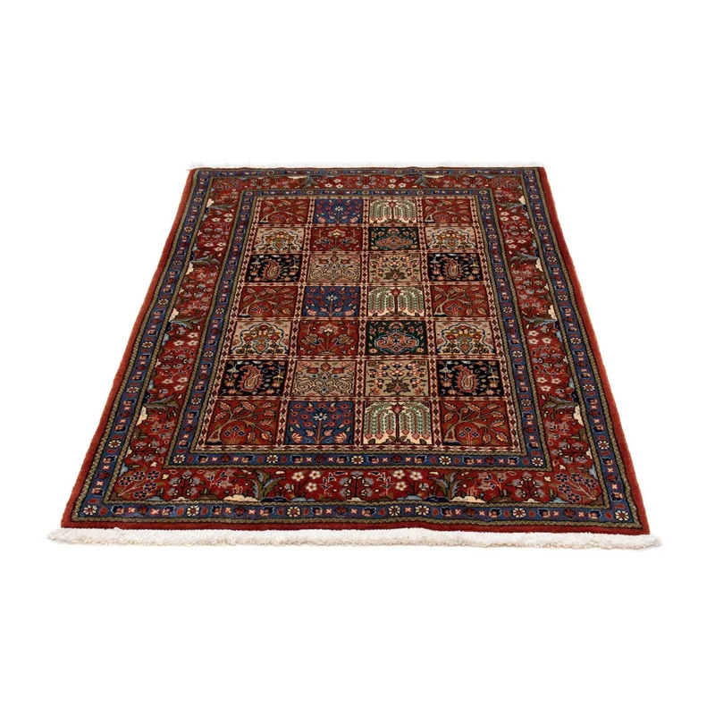 Moud Teppich 102x156cm - Perserteppich - dunkelrot