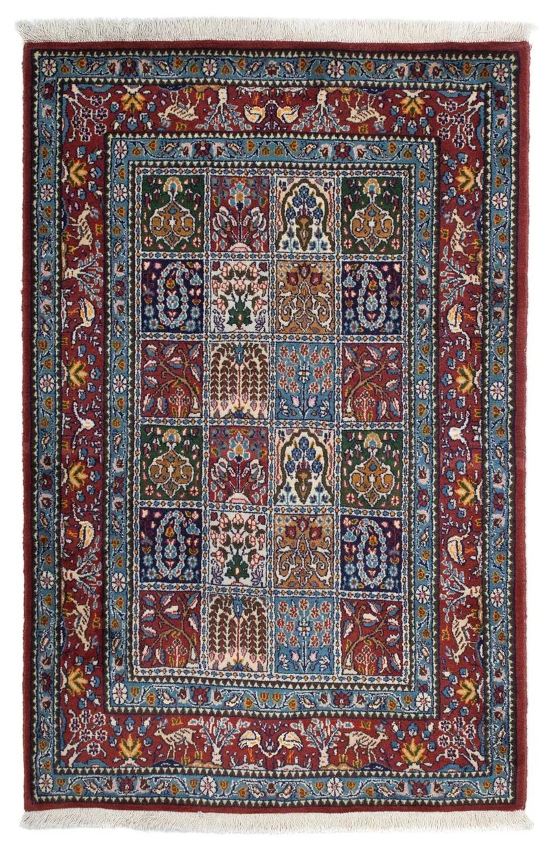 Moud Teppich 98x150cm - Perserteppich - mehrfarbig