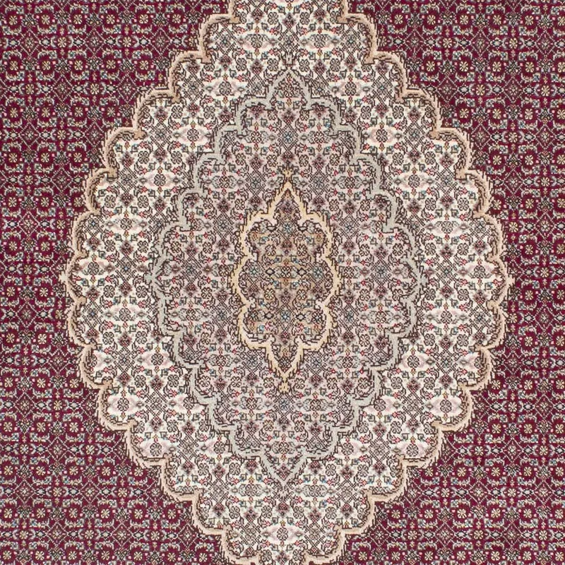 Täbriz Teppich 153x209cm - Perserteppich - dunkelrot