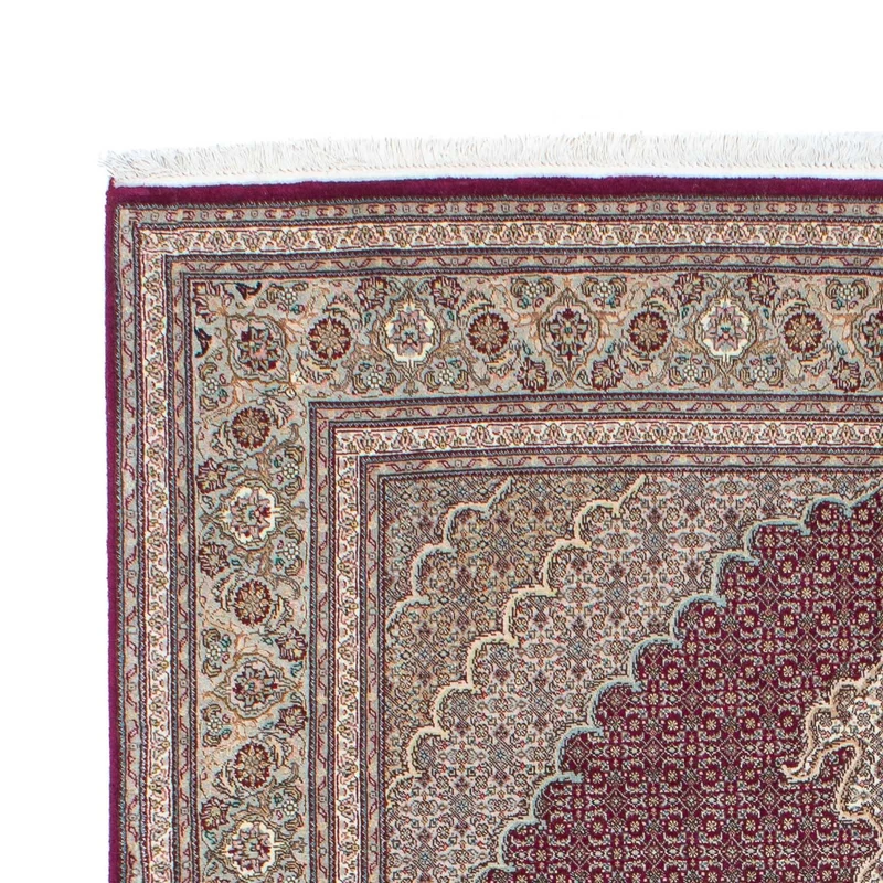 Täbriz Teppich 153x209cm - Perserteppich - dunkelrot