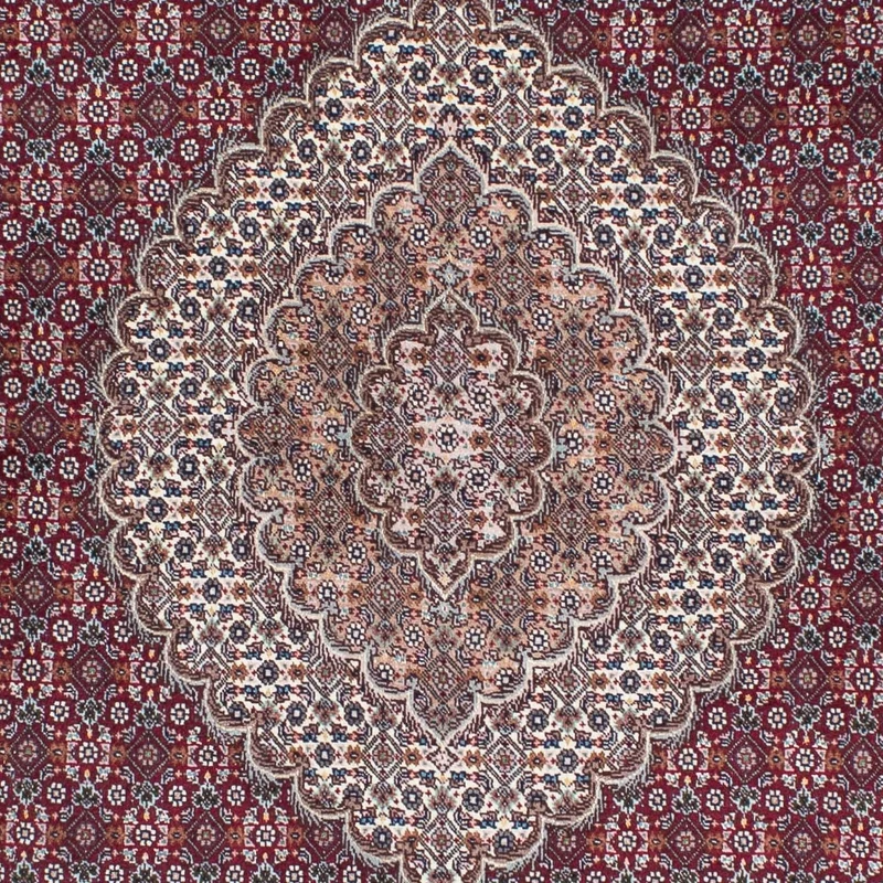 Täbriz Teppich 152x210cm - Perserteppich - dunkelrot