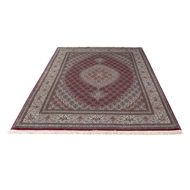 Täbriz Teppich 152x210cm - Perserteppich - dunkelrot