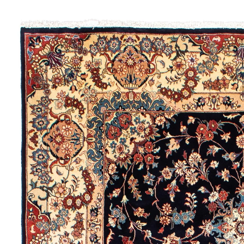 Maschad Teppich 196x298cm - Perserteppich - dunkelblau