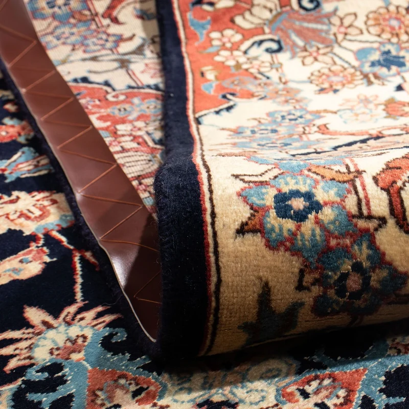 Maschad Teppich 196x298cm - Perserteppich - dunkelblau