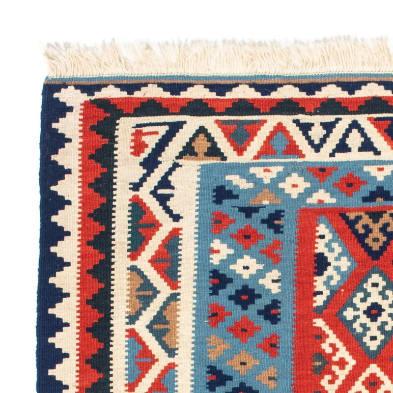 Kelim Fars Teppich 100x104cm - mehrfarbig