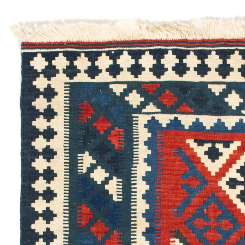 Kelim Fars Teppich 102x105cm - mehrfarbig