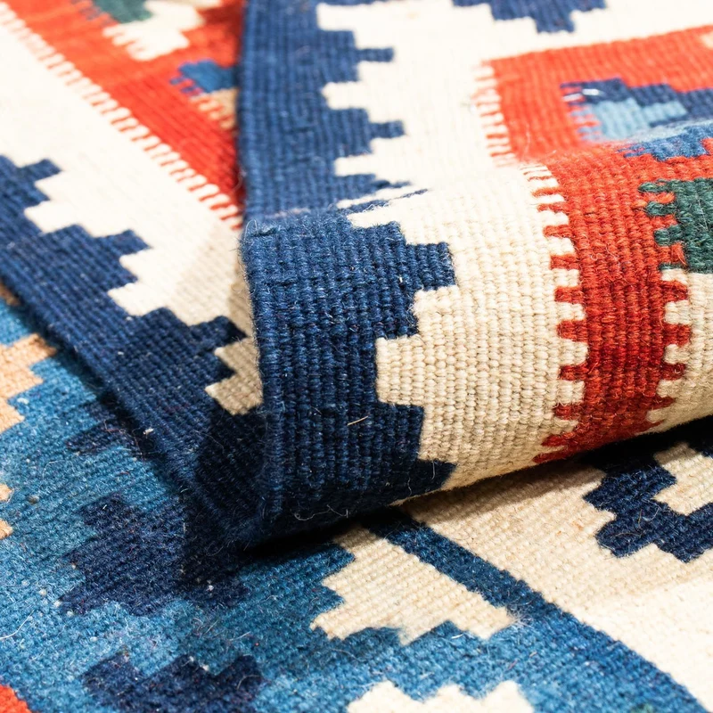 Kelim Fars Teppich 102x104cm - mehrfarbig