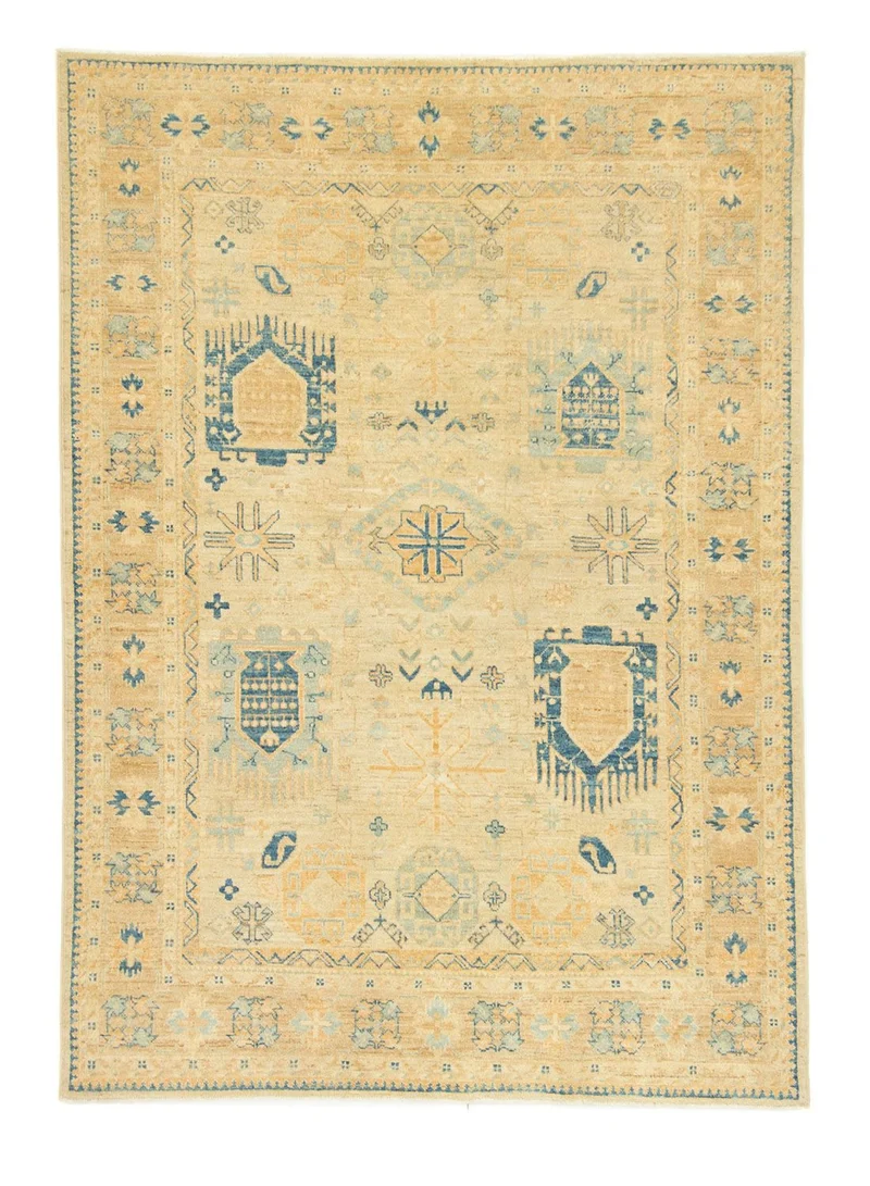 Ziegler Teppich 150x201cm - Orientteppich - beige