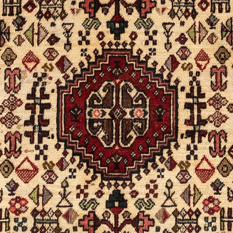Abadeh Teppich 106x153cm - Perserteppich - beige