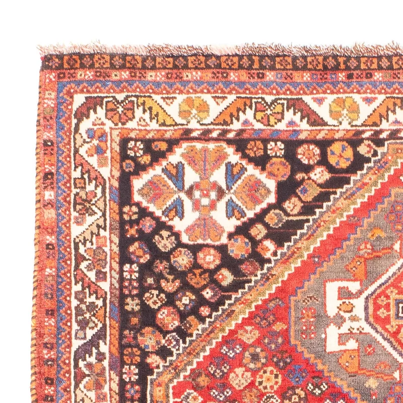 Shiraz Teppich 112x155cm - Perserteppich - rot