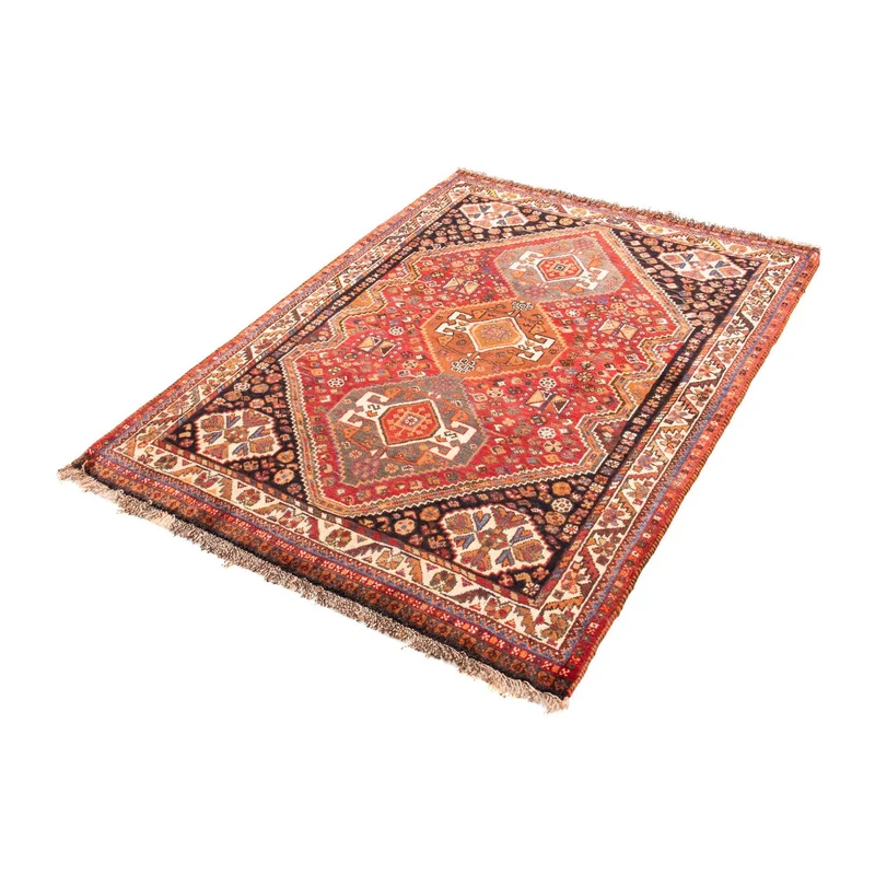 Shiraz Teppich 112x155cm - Perserteppich - rot