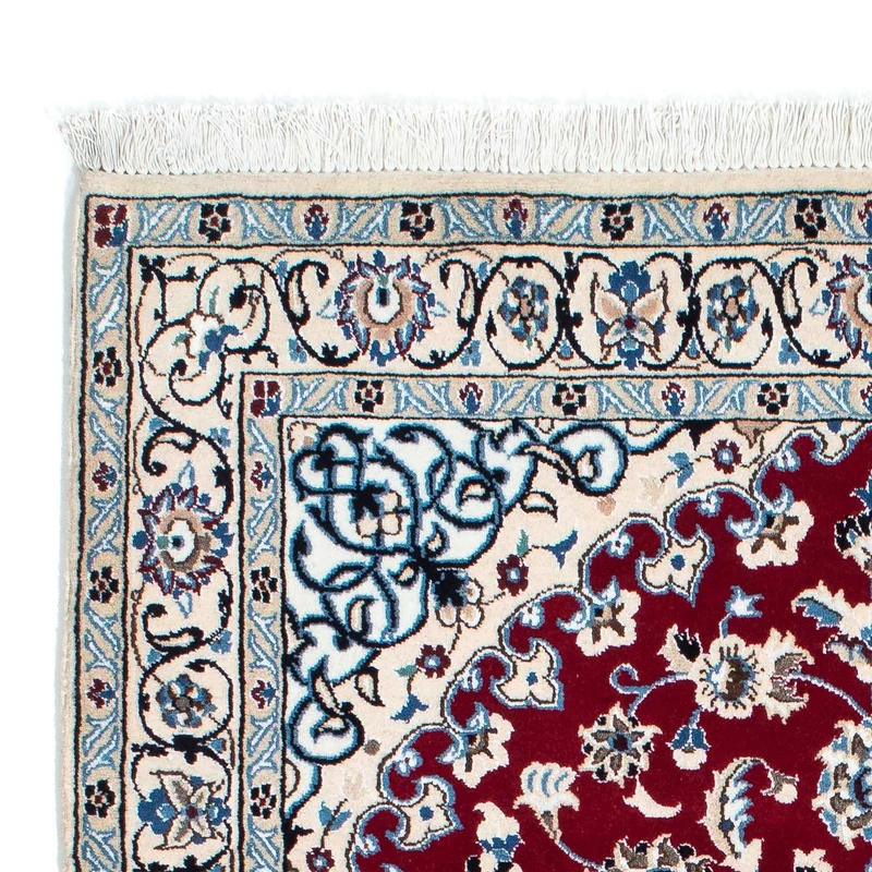 Nain - 9La Teppich 112x175cm - Perserteppich - dunkelrot