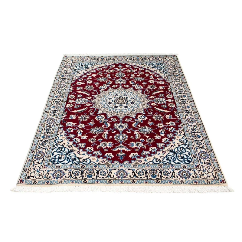 Nain - 9La Teppich 112x175cm - Perserteppich - dunkelrot