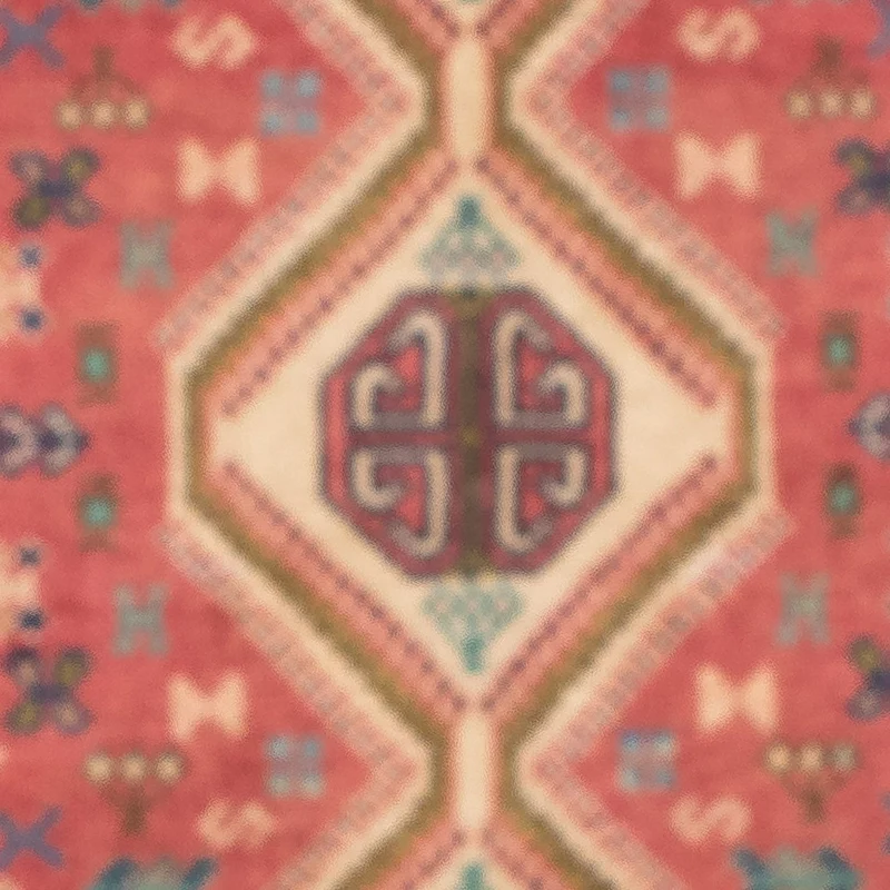 Abadeh Teppich 78x123cm - Perserteppich - hellrot