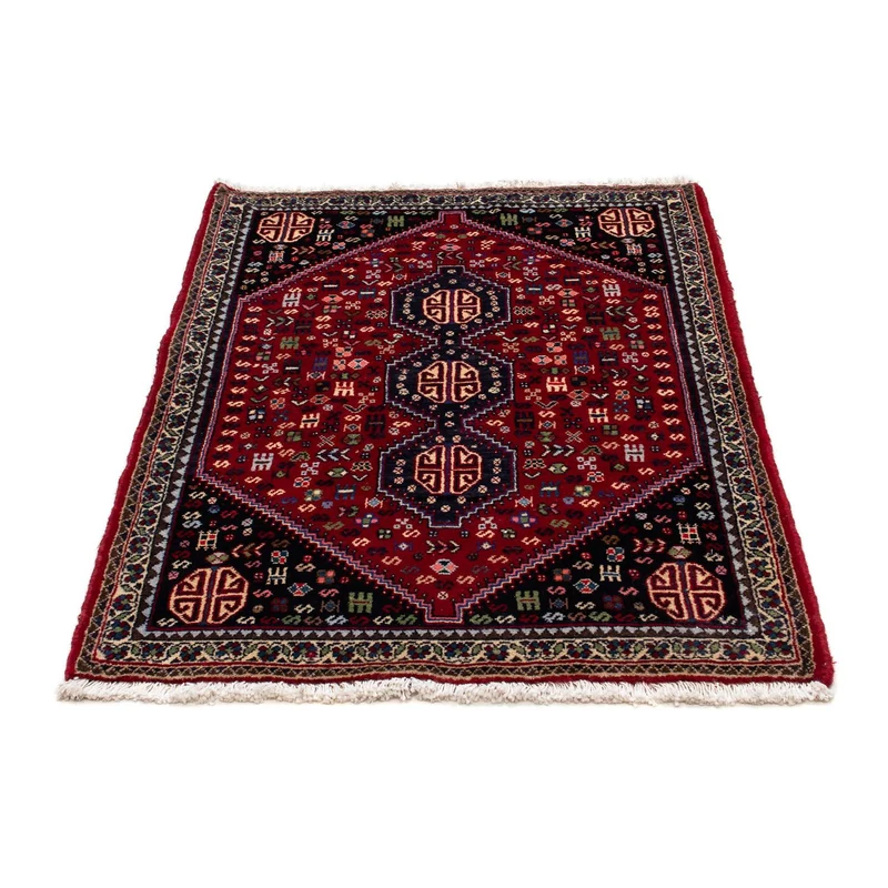 Abadeh Teppich 80x118cm - Perserteppich - dunkelrot