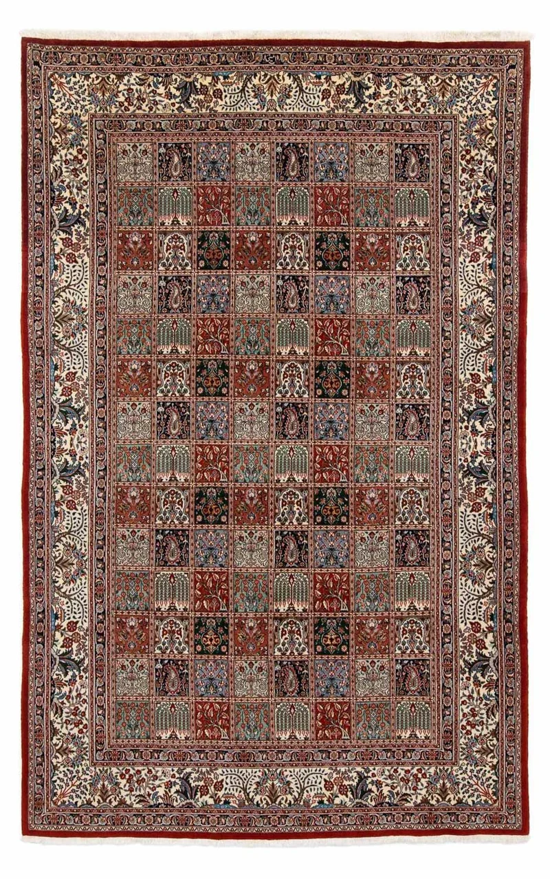 Moud Teppich 196x298cm - Perserteppich - mehrfarbig
