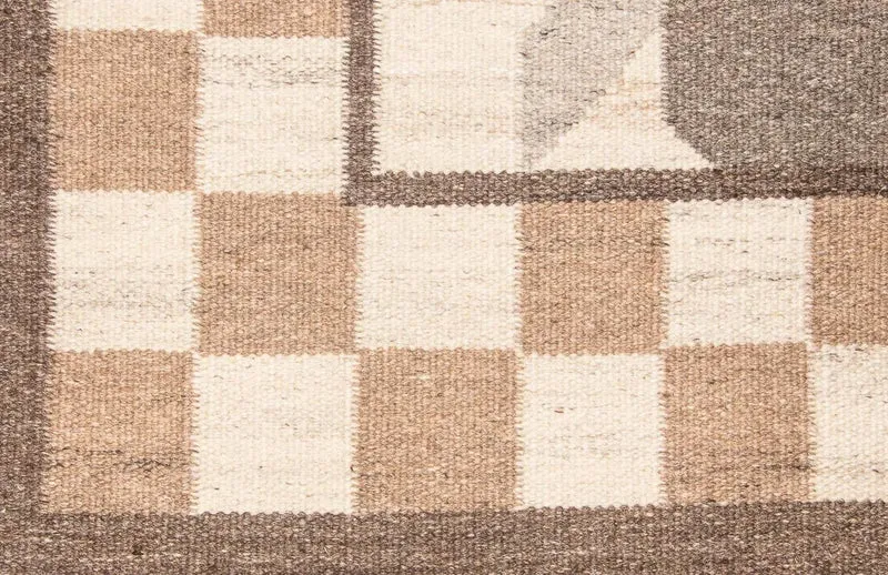 Kelim Modern Teppich 140x200cm - natur