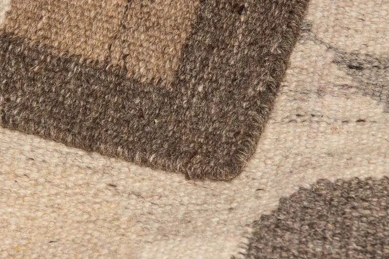 Kelim Modern Teppich 140x200cm - natur