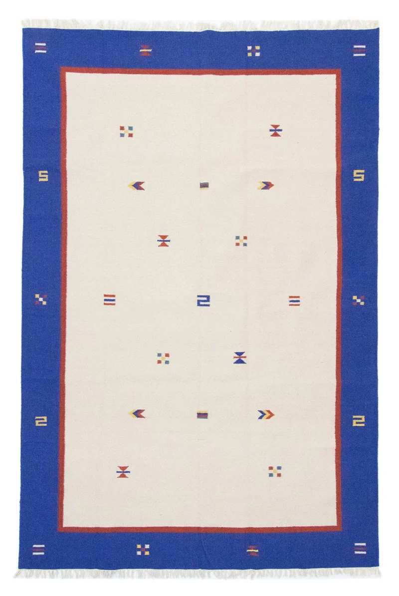 Kelim Modern Teppich 200x300cm - beige