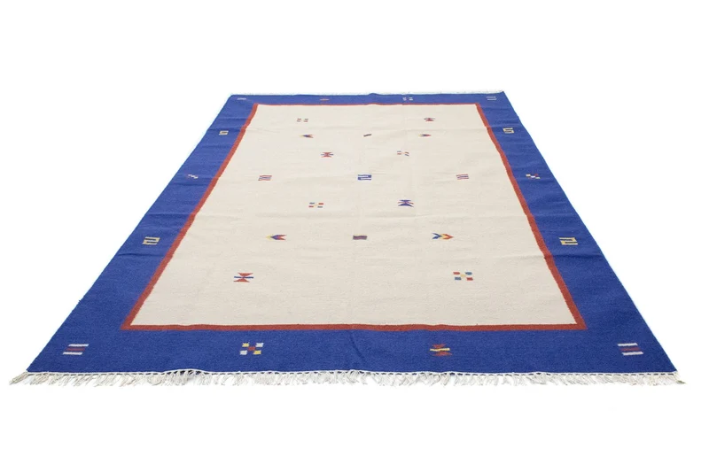 Kelim Modern Teppich 200x300cm - beige