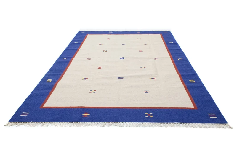 Kelim Modern Teppich 200x300cm - beige