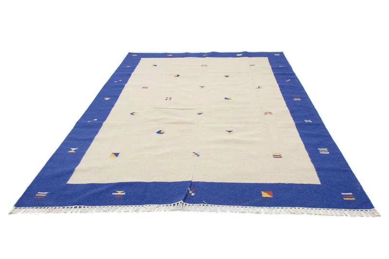 Kelim Modern Teppich 200x300cm - beige