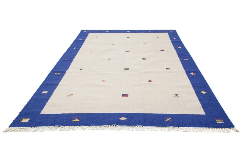 Kelim Modern Teppich 200x300cm - beige