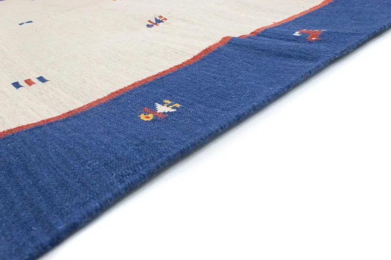 Kelim Modern Teppich 200x300cm - beige