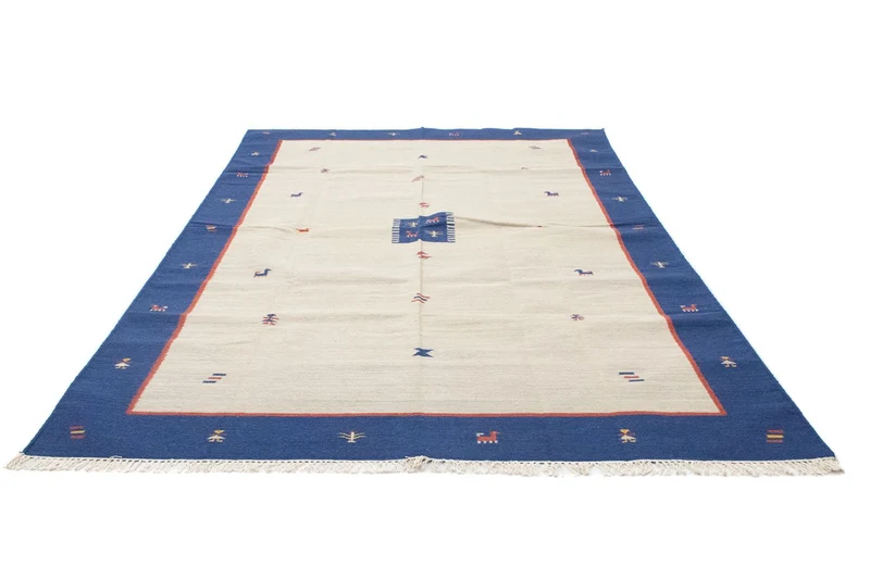 Kelim Modern Teppich 200x300cm - beige