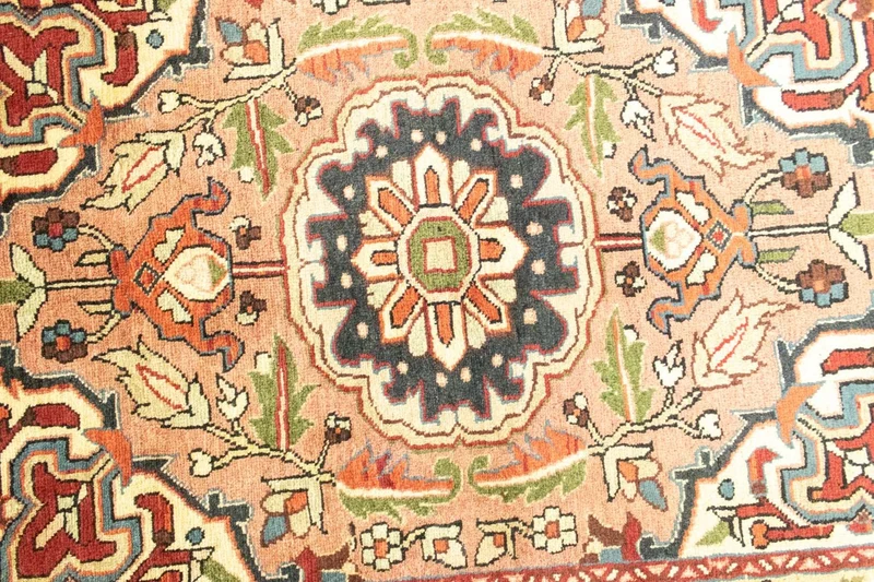 Heriz Teppich 102x142cm - Perserteppich - mehrfarbig