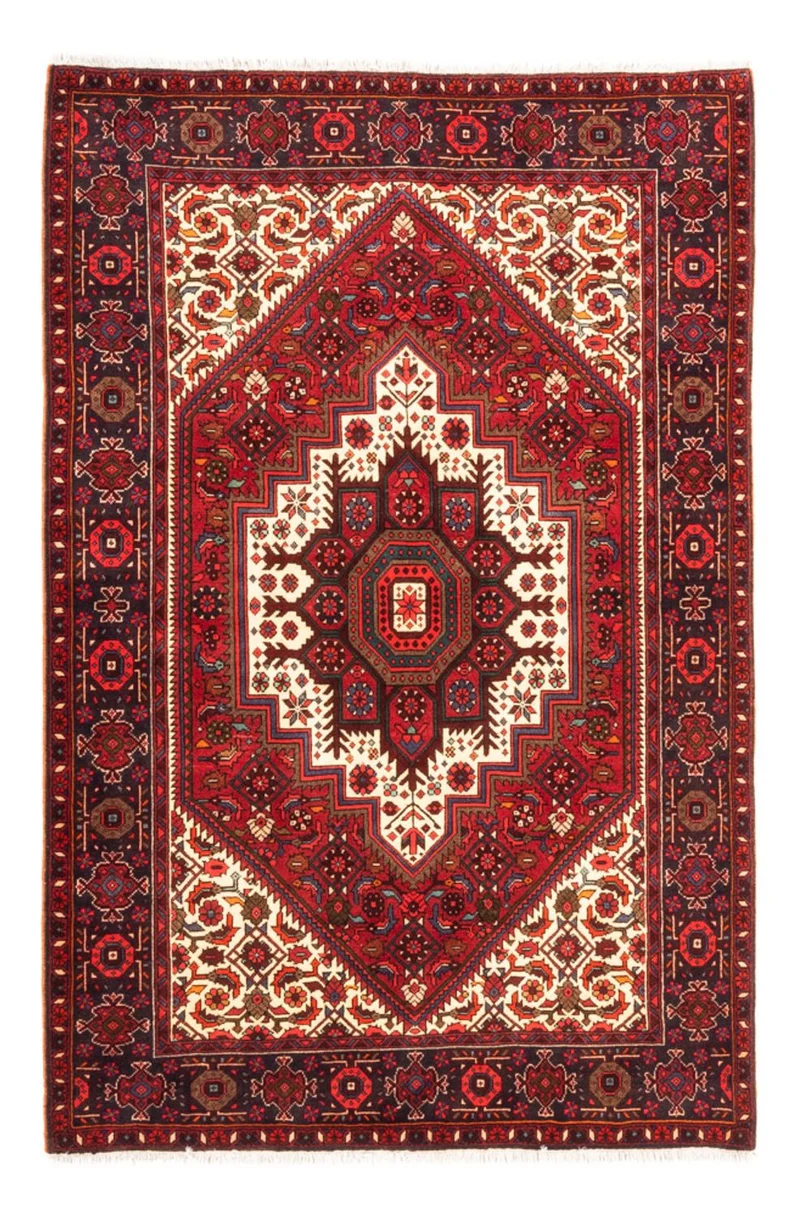 Gholtogh Teppich 100x143cm - Perserteppich - rot