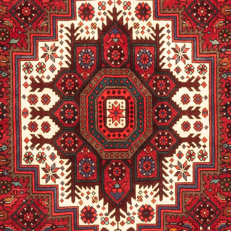 Gholtogh Teppich 100x143cm - Perserteppich - rot