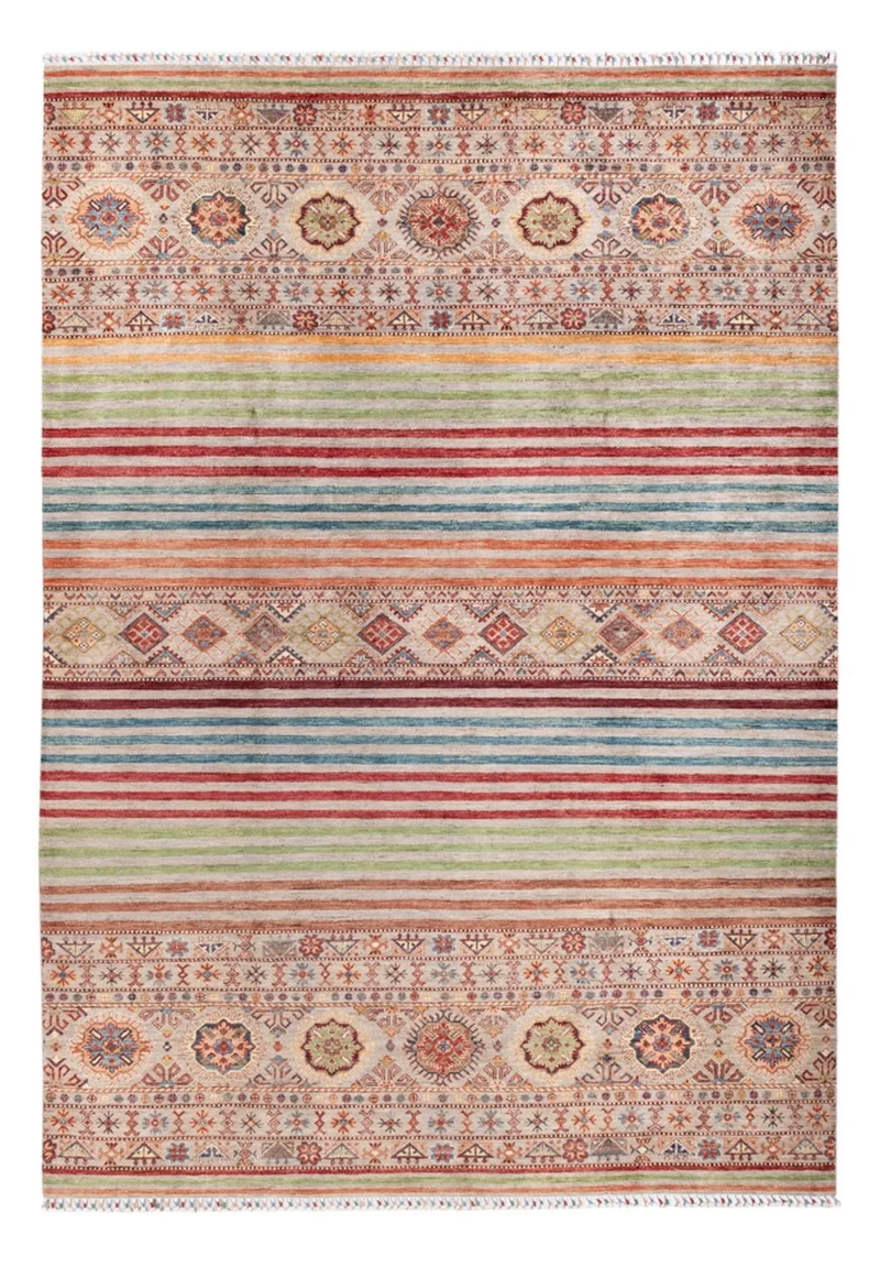 Shal Teppich 206x298cm - Orientteppich - mehrfarbig