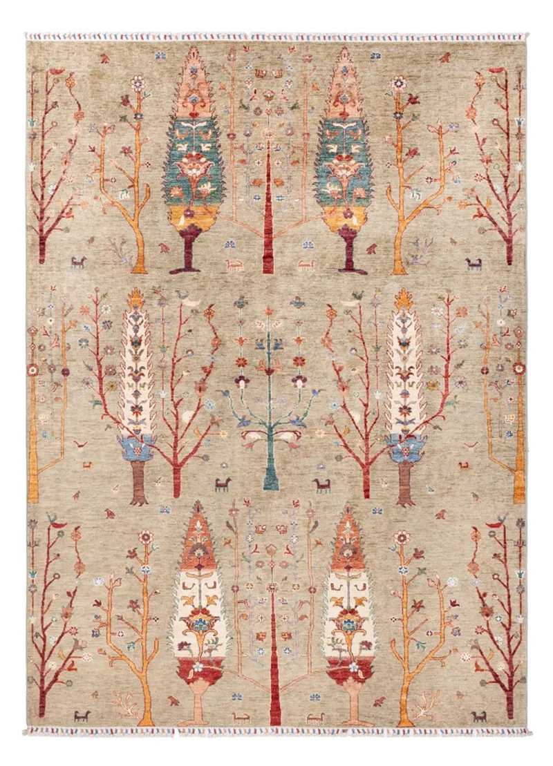 Ariana Teppich 207x290cm - Orientteppich - sand