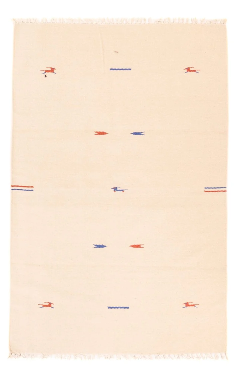 Kelim Teppich - Trendy - 120 x 180 cm - naturweiß