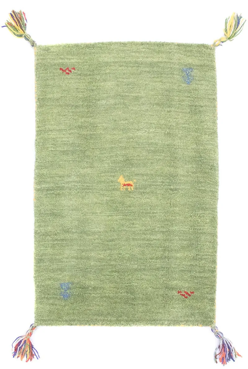Gabbeh Teppich Agra - Wollteppich