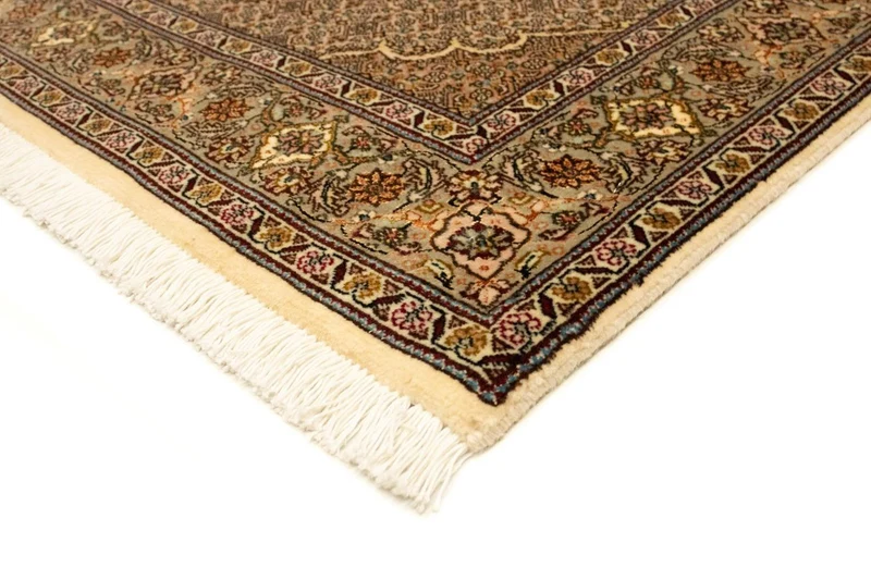 Täbriz - 50 Raj Teppich 102x150cm - Perserteppich - beige