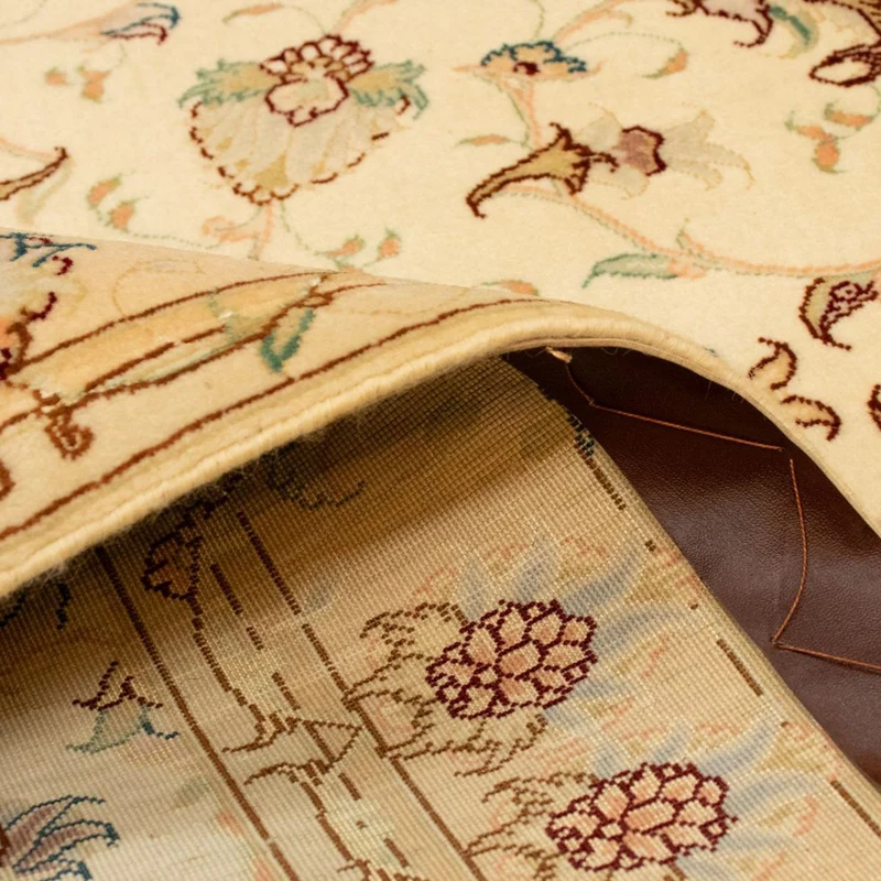 Täbriz - 50 Raj Teppich 100x148cm - Perserteppich - beige