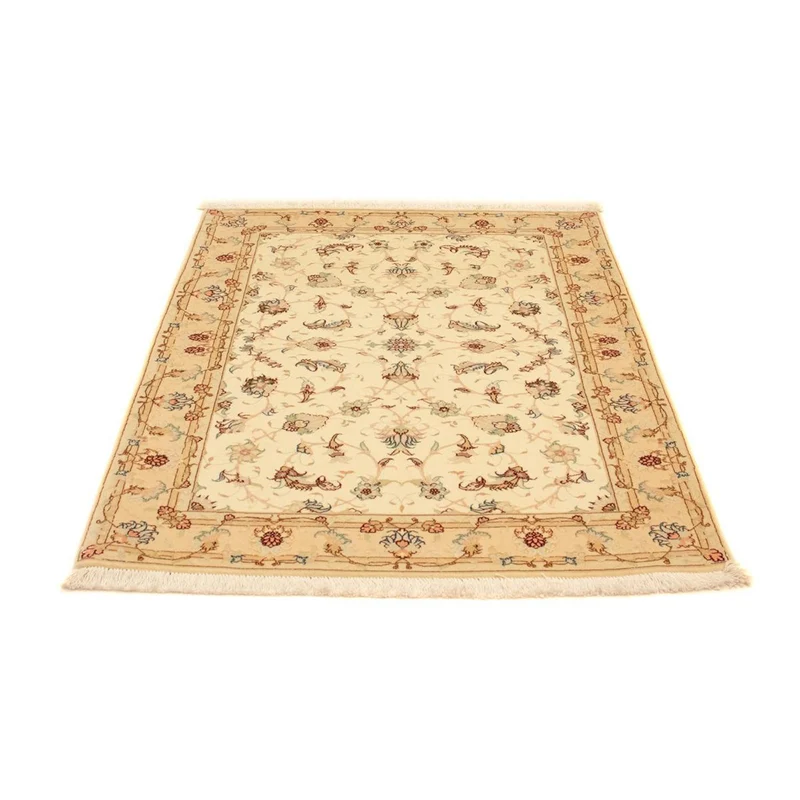 Täbriz - 50 Raj Teppich 100x148cm - Perserteppich - beige