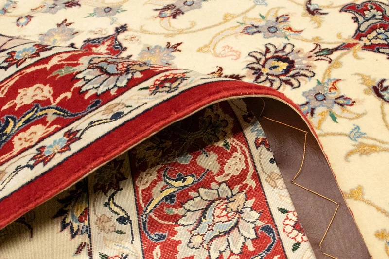 Isfahan Teppich 110x168cm - Perserteppich - beige