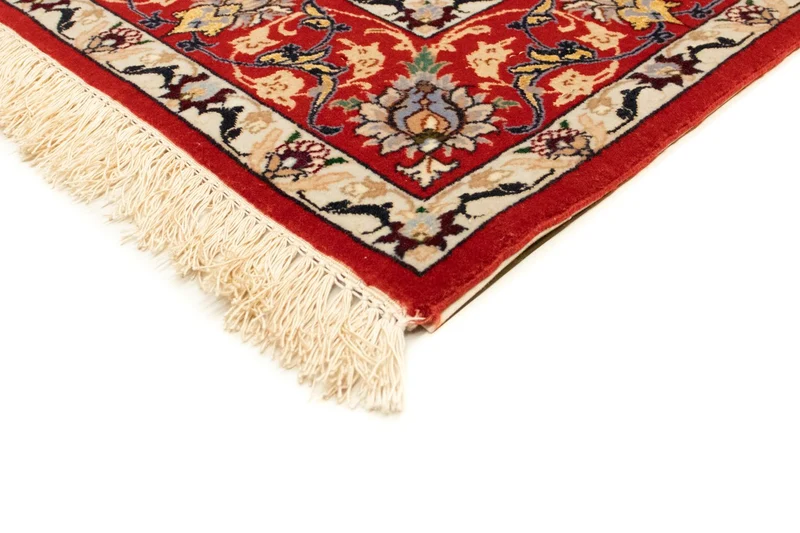 Isfahan Teppich 111x163cm - Perserteppich - beige
