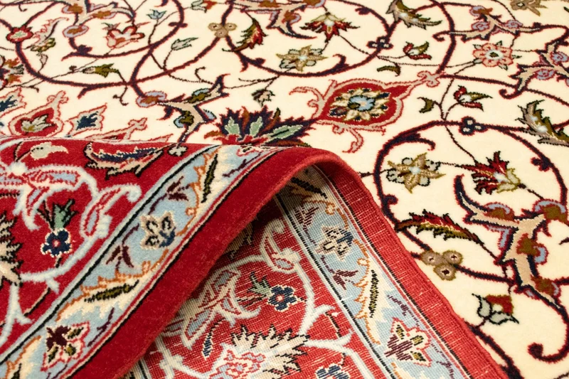 Isfahan Teppich 109x170cm - Perserteppich - beige