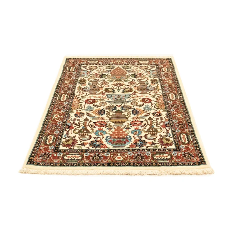 Ghom Teppich 102x160cm - Perserteppich - beige