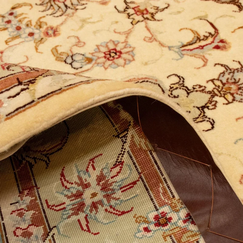 Täbriz - 50 Raj Teppich 104x147cm - Perserteppich - beige