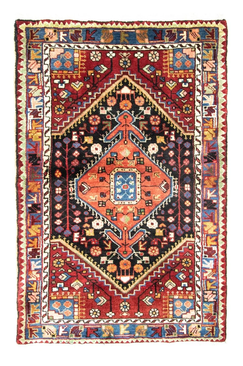 Nahavand Teppich 85x135cm - Perserteppich - blau