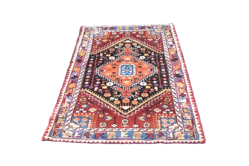 Nahavand Teppich 85x135cm - Perserteppich - blau