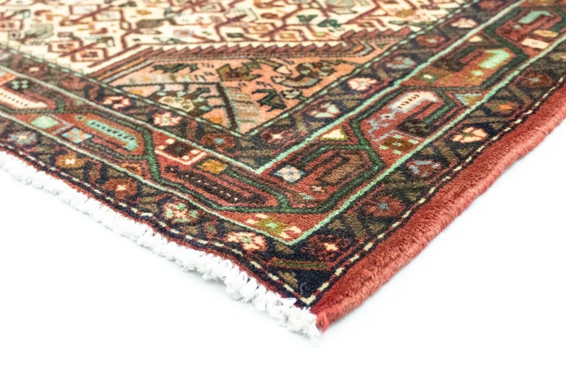Hamadan Teppich 104x157cm - Perserteppich - beige