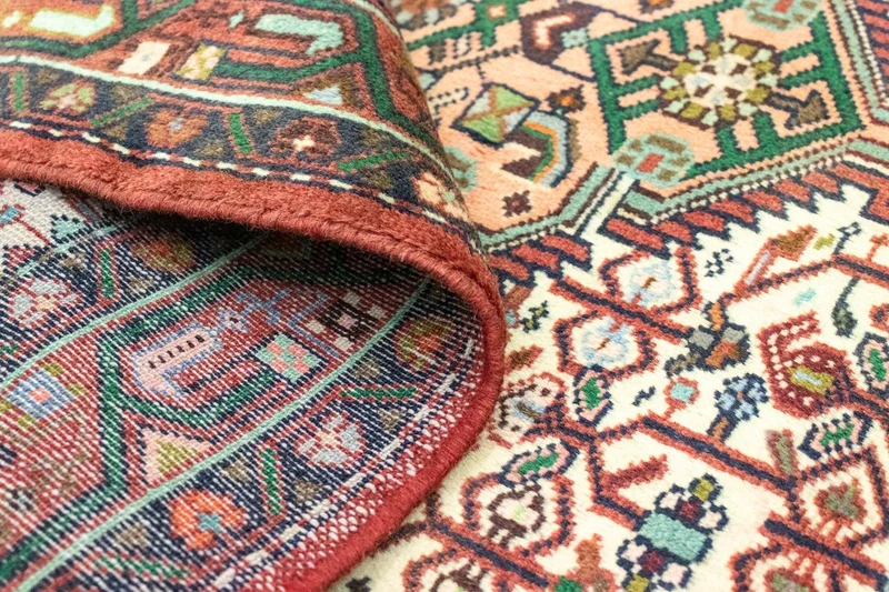Hamadan Teppich 104x157cm - Perserteppich - beige