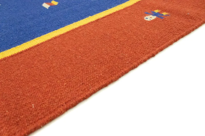 Kelim Modern Teppich 200x300cm - blau